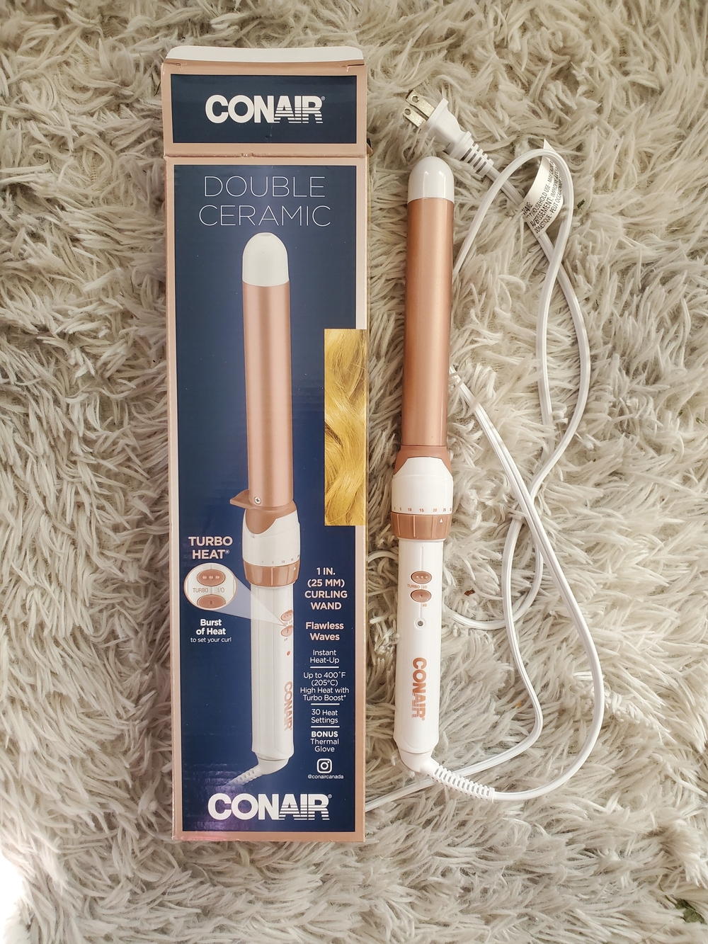 New In Box Conair Curling Wand